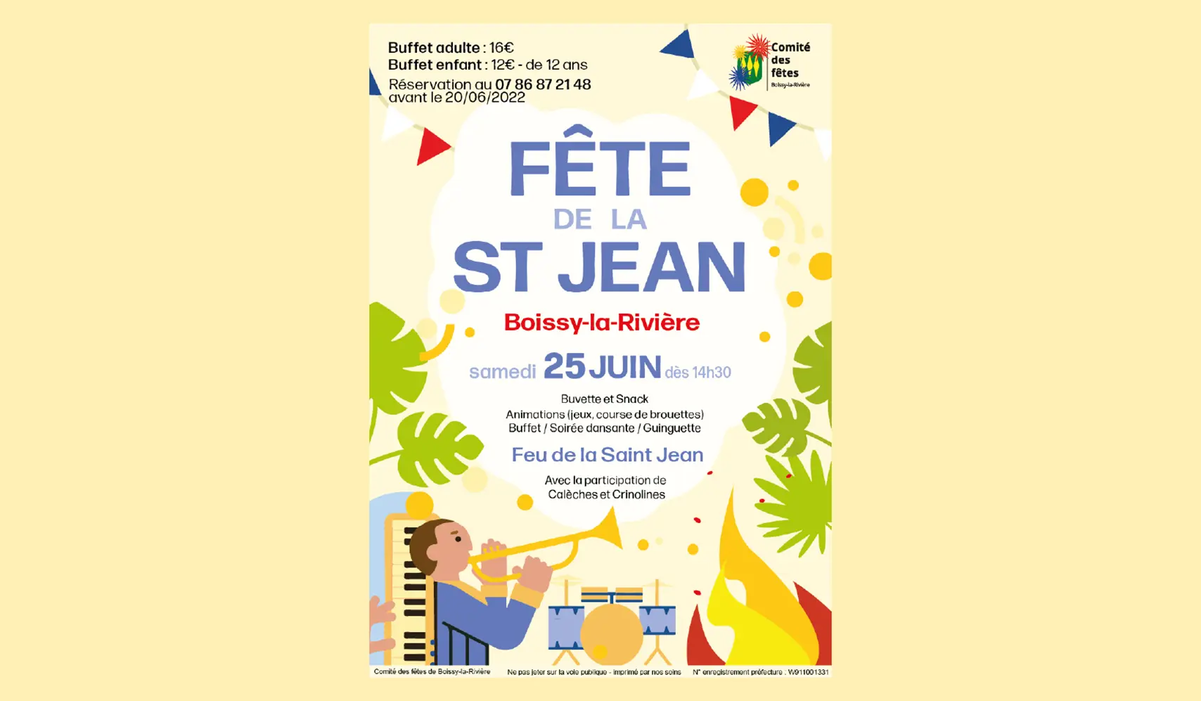 Affiche A4 st jean boissy