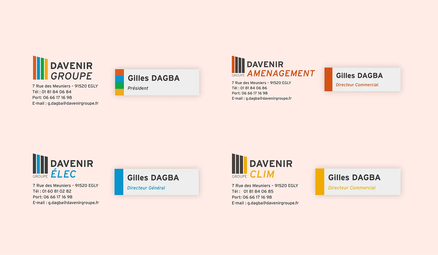 Signature de mail DAVENIR GROUPE
