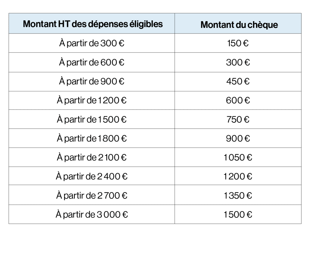 subvention chèque numérique
