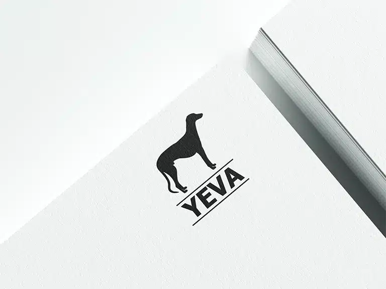 Mockup logo YEVA