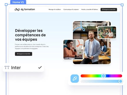 Creation site vitrine
