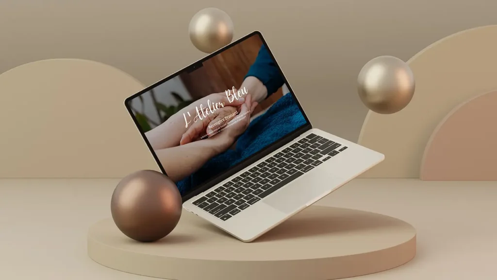 Site web l'Atelier Bleu