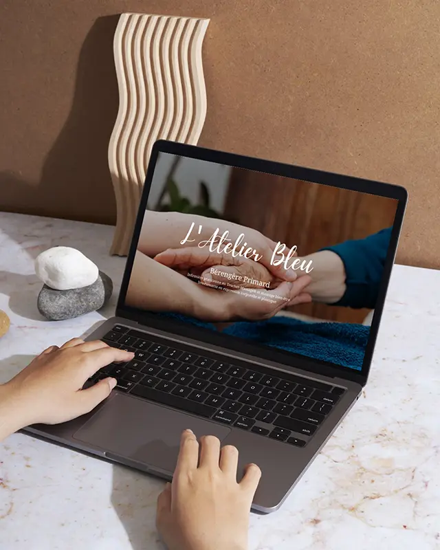 Site web l'Atelier Bleu