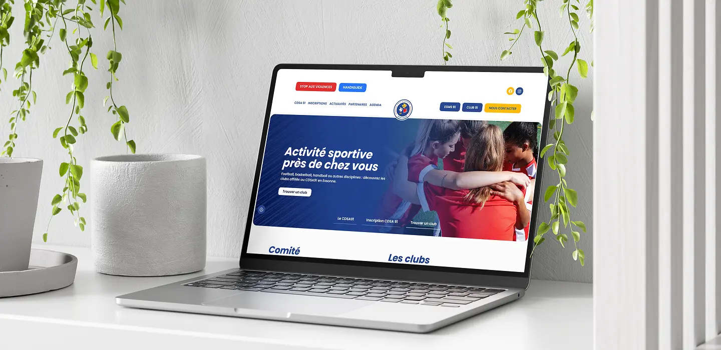 Refonte site web CDSA91 (Sport Adapté 91)